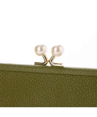 UNBILLION ペルケ perche / アクリル玉がま口長財布 OL