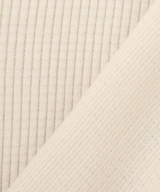 JOSEPH ABBOUD MOUNTAIN 【吸湿発熱/蓄熱保温/ソフト】ソフトウォームワッフル ポロシャツ アイボリー系