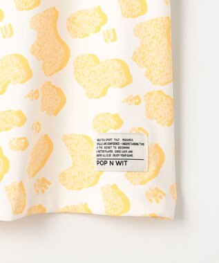 PW CIRCULUS 【永嶋花音プロ着用アイテム】【UV遮蔽率99.5% UVカット / 速乾 / ストレッチ】【WOMEN】アニマルドットモックT ゴルフウェア レディース イエロー系5