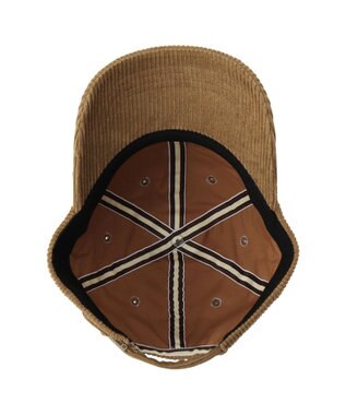 MOONBAT PAUL&JOE ACCESSOIRES (ポールアンドジョー アクセソワ)コーデュロイ ロゴ入り キャップ キャメル