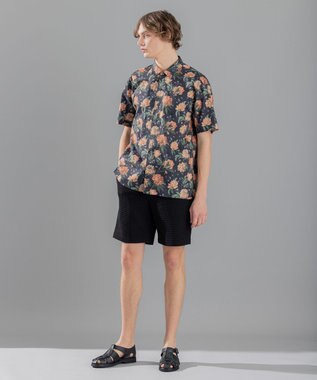 JOSEPH HOMME 【LIBERTY】リバティプリント 半袖シャツ ブラック系5