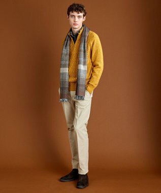 JOSEPH ABBOUD 【キングサイズ・保温性/滑らかな肌触り/多機能ポロシャツ】 ウィンターダディー ポロシャツ カーキ系4