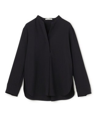 BEIGE， 【セットアップ対応】SPHENE / スタンドカラープルオーバーブラウス Navy