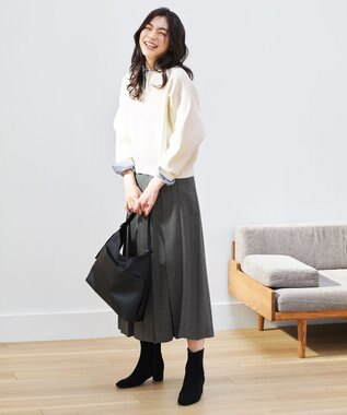 ANY ミラノリブジップニット オフ