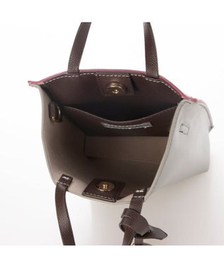 UNBILLION カシュカシュ cachecache / テクスチャーミックスミニショルダー グレーミックス