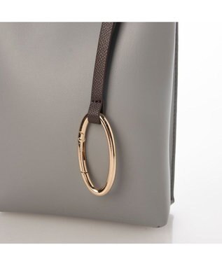 UNBILLION カシュカシュ cachecache / テクスチャーミックスミニショルダー グレーミックス