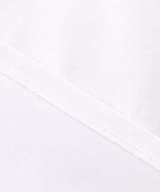 23区 【UVカット/洗える】CA ME PLAIT ロゴTシャツ オフ×ゴールド