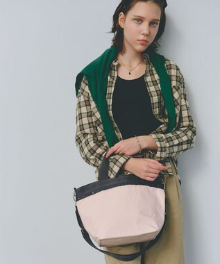 LeSportsac BUCKET TOTE/ピーチブラッシュ/サンダー ピーチブラッシュ/サンダー