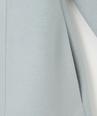 組曲 KIDS 【150-160㎝】フェイクウール コート ライトグレー系