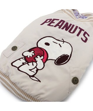 PET PARADISE スヌーピー 遠赤外線 スカジャン 《パールホワイト》 小型犬 パールホワイト