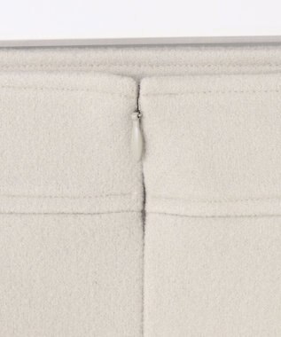 ANY SIS 【セットアップ可】メルトンライク ミニスカート アイボリーベージュ