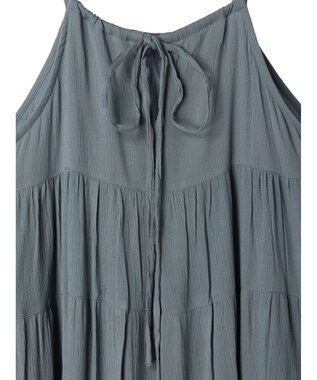 Green Parks 楊柳クレープボリュームキャミワンピース Mint
