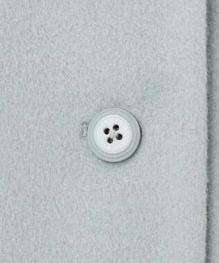 組曲 KIDS 【150-160㎝】フェイクウール コート ライトグレー系