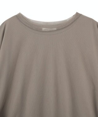Green Parks ＳＥＴ２点チュール＋半袖ＴＥＥ Charcoal Gray