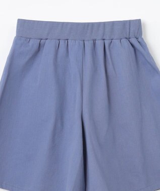 組曲 KIDS 【150-160㎝】レースアップ キュロット ダスティブルー系