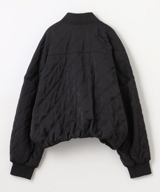 NAVE 【ReNAVE・軽量/手洗い可】ライトキルティングブルゾン ブラック系