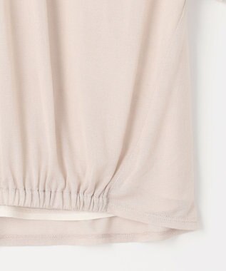 J.PRESS LADIES S 【洗える】ミラノ風天竺シアー カットソー ベージュ系