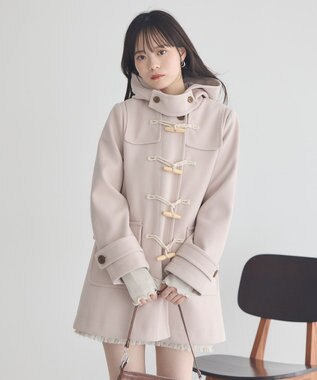 earth music&ecology ダッフルコート Light Beige