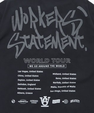 WEGO 【ユニセックス着用ITEM】ミリタリーハーフスリーブシャツ ブラック