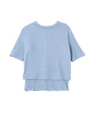 earth music&ecology SET2点メロータンク＋カーディガン Blue