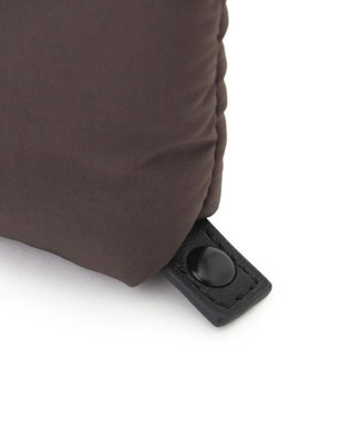 UNFILO パデッド ミニトートバッグ ブラウン