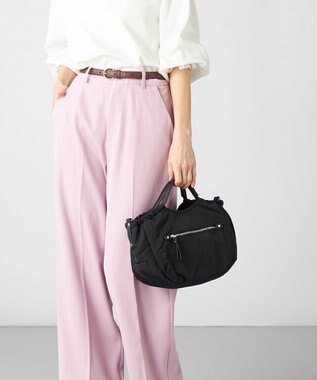 LA BAGAGERIE 【MONICA】サイドギャザー2WAYトートバッグ Sサイズ