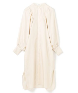 BEIGE， 【洗える】LISERONS / シルクパフワンピース Ecru