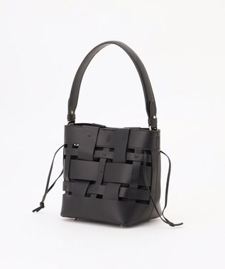 自由区 ランダムメッシュミニ バッグ ブラック