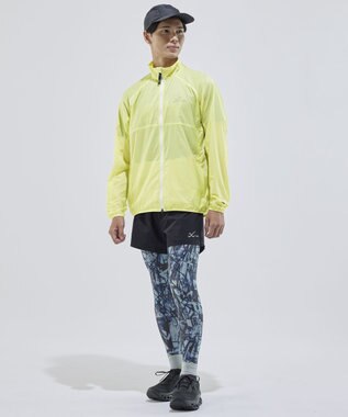CW-X 【UNISEX】 CW-X ウインドブレーカー 上下開きファスナー スポーツウェア 長袖 ハイネック ユニセックス DWR599 /ワコール イエロー