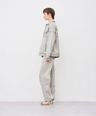 uncrave 【upper hights×uncrave】THE LOOSE JEAN JK デニムジャケット ホワイトスモーク