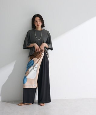 Green Parks ・ＳＵＧＡＲ　ＳＰＯＯＮ　ワイドスリーブＴＥＥ Charcoal Gray