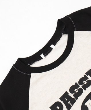 WEGO ラグランカレッジPO ブラック