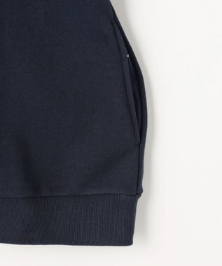 組曲 KIDS 【150-160㎝】ラウンドカラージップアップパーカー ネイビー