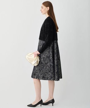 23区 L 【APPLAUDIR】GIOLICAエトワールツイード ドレス ネイビー系