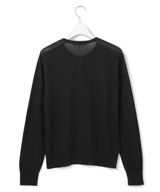 23区 L 【Oggi6月号掲載】ピュアリネンハイゲージ カーディガン ブラック系