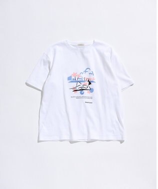 LENO T-SHIRT/ ARTISTE COLLABORATION / Tシャツ WHITE