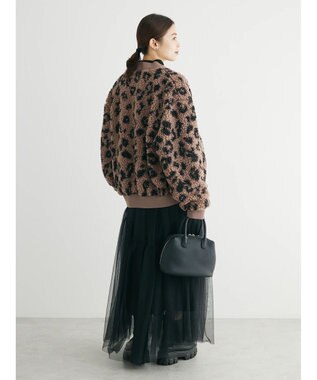 Green Parks ・Ｄｏｕｂｌｅ　Ｆｌａｇｓ　　ボアブルゾン Leopard