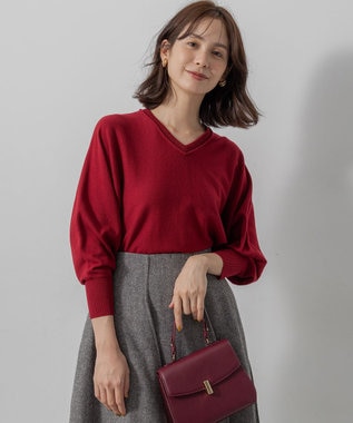 組曲 S 【前後着用可】ニューシックニットＶネック プルオーバー