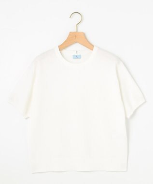 組曲 L カノコニットＴシャツ アイボリー系