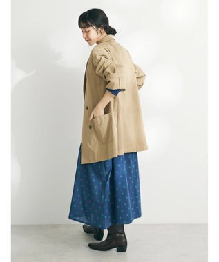 CRAFT STANDARD BOUTIQUE コットンギャバジンＷテーラードジャケット Beige