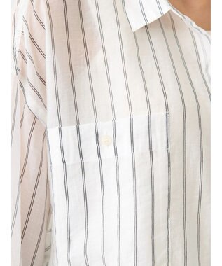 AMERICAN HOLIC シアーＣＯＯＬＷポケットシャツ Stripe