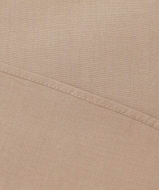 自由区 S 【洗える】テンセルコットンエンブロイダリーシャツ ブラウス モカ