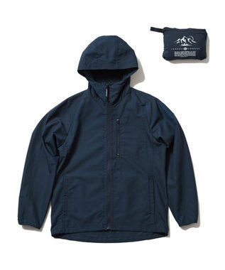 JOSEPH ABBOUD MOUNTAIN 【UNISEX】3Dエンボス パーカー ネイビー系