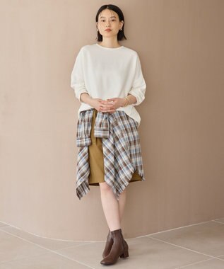 AMERICAN HOLIC コクーンポンチプルオーバー Off White