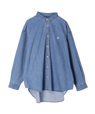 AMERICAN HOLIC ドロップショルダーＢＩＧシャツ／Ｂ．ＨＰＯＬＯＣＬＵＢ Light Indigo