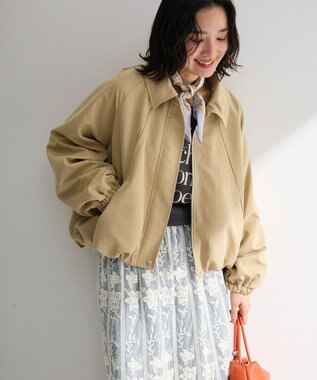 Green Parks 衿付きバルーンブルゾン