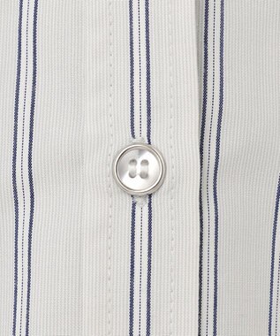 ANY L 【UVカット/抗菌防臭/速乾/手洗い可】エニィファンクション ストライプドルマンシャツ ブルーストライプ