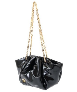 YECCA VECCA 【LE VERNIS】Momo mini bag Black