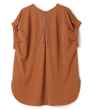 UNFILO BEAUTY FORM タックスリーブTシャツ ブラウン