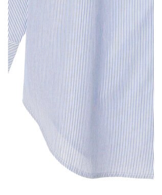 Green Parks 比翼カットドッキングチュニック Stripe Sax